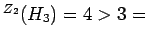 $ ^{Z_2}(H_3)=4>3=$