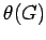 $ \theta(G)$