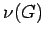 $ \nu(G)$