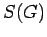 $ {\mathcal S}(G)$