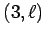 $ (3,\ell)$