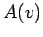$ A(v)$