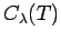 $ C_\lambda(T)$