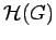 $ {\mathcal H}(G)$