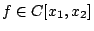 $f \in \mathbb{C}[x_1,x_2]$