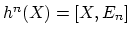 $ h^{n}(X) = [X,E_{n}]$