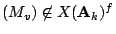 $ (M_v) \not\in X(\mathbf A_k)^f$