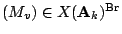 $ (M_v) \in X(\mathbf A_k)^{{\mathrm{Br}}}$