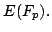 $E(F_p).$