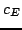 $c_E$