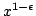 $x^{1-\epsilon}$