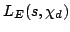 $L_E(s,\chi_d)$